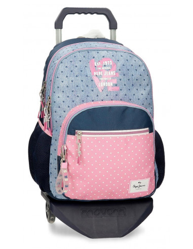 MOCHILA ADAP. PORTAORDENADOR 44C.2C. C/CARRO PJL NONI DENIM